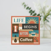 Benutzerdefinierte Text-Farbige Coffee-Quotes (Stehend Vorderseite)