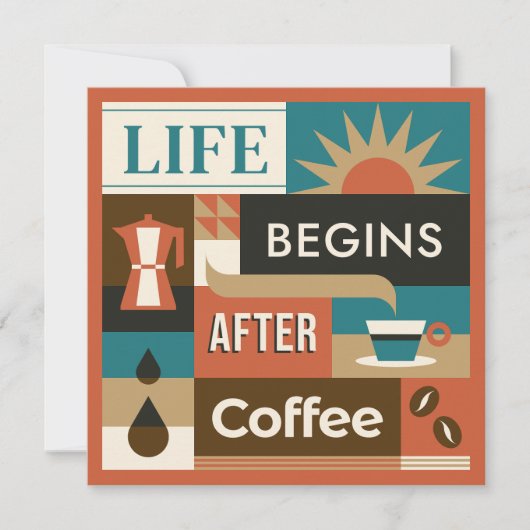 Benutzerdefinierte Text-Farbige Coffee-Quotes (Vorderseite)