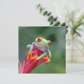 Benutzerdefinierte Text-Frosch-Karte (Stehend Vorderseite)