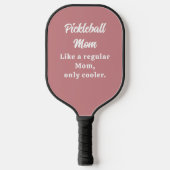 Benutzerdefinierte Text-Funny-Mama Pickleball Schläger (Vorderseite)
