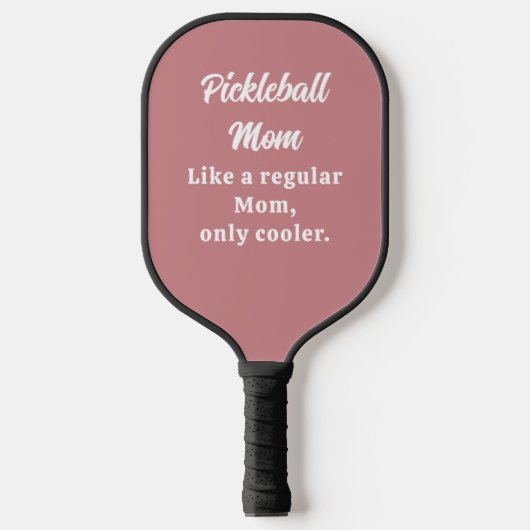 Benutzerdefinierte Text-Funny-Mama Pickleball Schläger (Vorderseite)