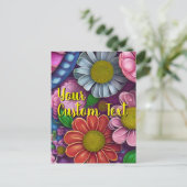 Benutzerdefinierte Text-gemischte Blume 15 Vorlage (Stehend Vorderseite)