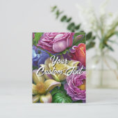 Benutzerdefinierte Text-gemischte Blume 33 Vorlage (Stehend Vorderseite)