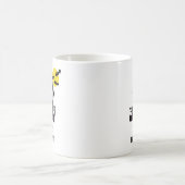 benutzerdefinierte Text Halloween Spooky Castle Kaffeetasse (Mittel)