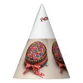 Benutzerdefinierte "Text hinzufügen" Cake Candy Im Partyhütchen (Links)