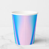 Benutzerdefinierte Text-Holografie-Irisierend Y2K- Pappbecher (Rechts)