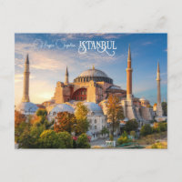 Benutzerdefinierte Text-Istanbul-Postkarte