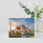 Benutzerdefinierte Text-Istanbul-Postkarte Postkarte (Stehend Vorderseite)