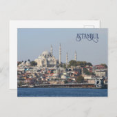 Benutzerdefinierte Text-Istanbul-Postkarte Postkarte (Vorne/Hinten)
