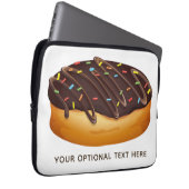 Benutzerdefinierte Text-Laptop-Ärmel von Donut Ill Laptopschutzhülle (Vorne Rechts)