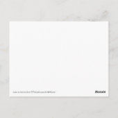 Benutzerdefinierte Text-Liebe ist Liebe LGBT-Rainb Postkarte (Rückseite)