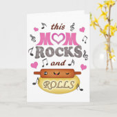 Benutzerdefinierte Text-Mama / Geburtskarte Karte (Gelbe Blume)