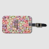Benutzerdefinierte Text-Marshmallows Gepäckanhänger (Vorderseite (Horizontal))