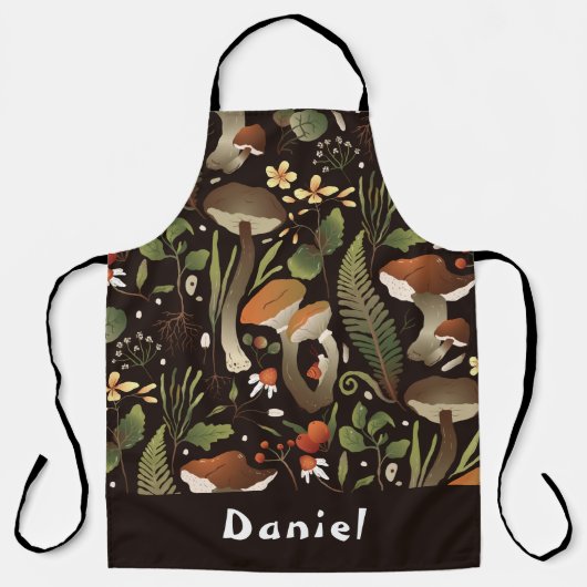 Benutzerdefinierte Text-Mushroom-Lover-Schürze Schürze (Vorderseite)