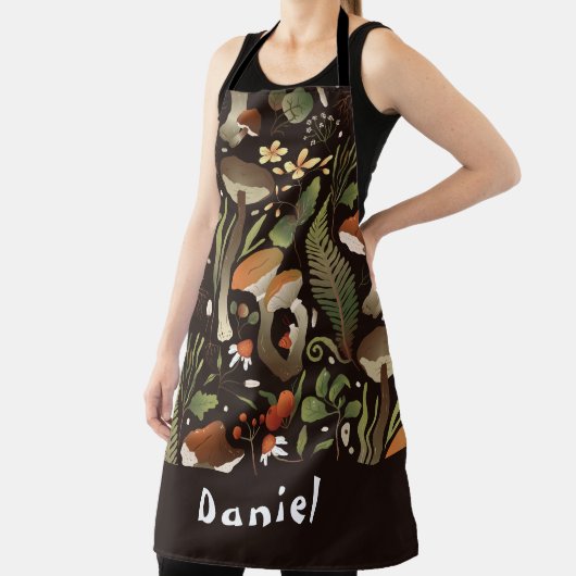 Benutzerdefinierte Text-Mushroom-Lover-Schürze Schürze (InSitu)