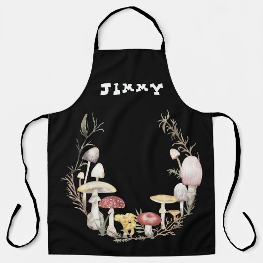 Benutzerdefinierte Text-Mushroom-Lover-Schürze Schürze (Vorderseite)
