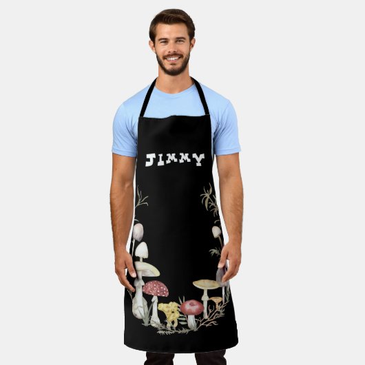 Benutzerdefinierte Text-Mushroom-Lover-Schürze Schürze (Getragen)