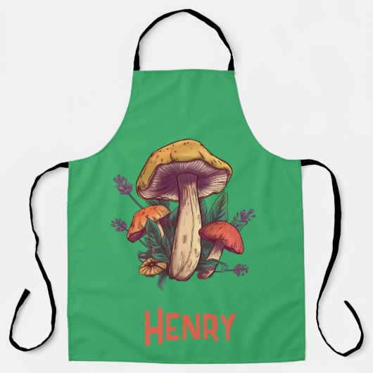 Benutzerdefinierte Text-Mushroom-Lover-Schürze Schürze (Vorderseite)