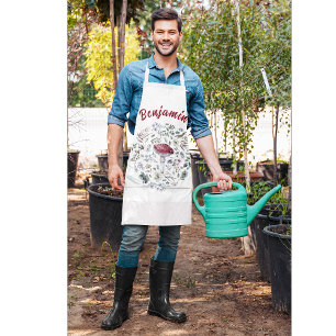 Benutzerdefinierte Text-Mushroom-Lover-Schürze Schürze