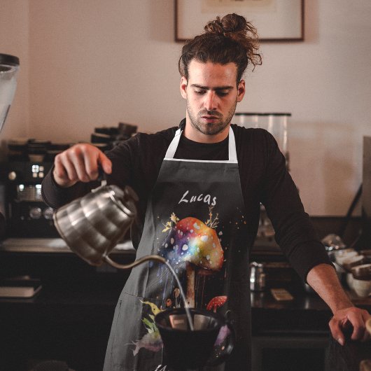 Benutzerdefinierte Text-Mushroom-Lover-Schürze Schürze