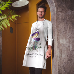 Benutzerdefinierte Text-Mushroom-Lover-Schürze Schürze
