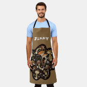 Benutzerdefinierte Text-Mushroom-Lover-Schürze Schürze (Getragen)