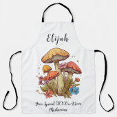 Benutzerdefinierte Text-Mushroom-Lover-Schürze Schürze (Vorderseite)