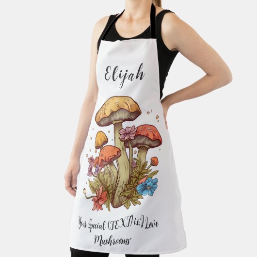 Benutzerdefinierte Text-Mushroom-Lover-Schürze Schürze (InSitu)