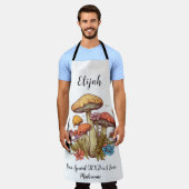 Benutzerdefinierte Text-Mushroom-Lover-Schürze Schürze (Getragen)