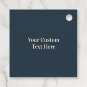 Benutzerdefinierte Text-Musikinstrumente Geschenkanhänger (Rückseite)