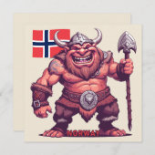 Benutzerdefinierte Text-Norwegische Trolle (Vorne/Hinten)