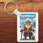 Benutzerdefinierte Text-Norwegische Trolle Schlüsselanhänger (Vorderseite)