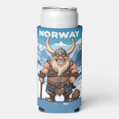 Benutzerdefinierte Text-Norwegische Trolle Selters Dosenkühler (Seltzer Vorderseite)