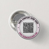 Benutzerdefinierte Text-QR-Code-Werbeschaltflächen Button (Vorne & Hinten)