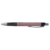 Benutzerdefinierte Text-Rose Gold Blush Glitzer Pe Kugelschreiber (Unterseite)