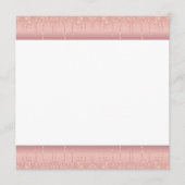 Benutzerdefinierte Text-Rose Gold Blush Glitzer Sp Programm (Vorderseite)