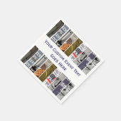 Benutzerdefinierte Text-Slices eines Meetings | 12 Serviette (Ecke)