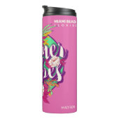 Benutzerdefinierte Text-Summer-Vibes Thermosbecher (Nach rechts gedreht)