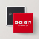 Benutzerdefinierte Text- und Design-Sicherheitsvor Button (Vorne & Hinten)