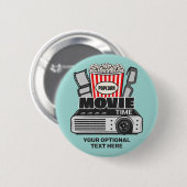 Benutzerdefinierte Text- und Farbfilmzeit Button (Vorne & Hinten)