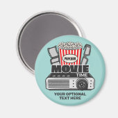 Benutzerdefinierte Text- und Farbfilmzeit Magnet (Vorderseite/Rückseite)