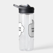 Benutzerdefinierte Text- und Farbtöne Trinkflasche (Rechts)