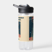 Benutzerdefinierte Text- und Name-UFO-Alien Trinkflasche (Rechts)