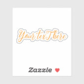 Benutzerdefinierte Text-Vinyl-Decals - Erstellen S Aufkleber (Blatt)