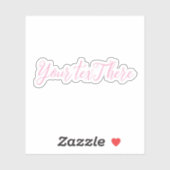 Benutzerdefinierte Text-Vinyl-Decals - Erstellen S Aufkleber (Blatt)