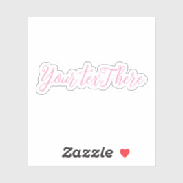 Benutzerdefinierte Text-Vinyl-Decals - Erstellen S Aufkleber