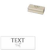 Benutzerdefinierte Text-Wood-Briefmarke Gummistempel (Stempel)