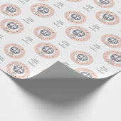 Benutzerdefinierte Text-Zodiac-Zeichenbibliothek Geschenkpapier (Ecke)