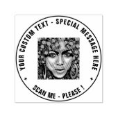 Benutzerdefinierte Textadresse für Ihr Foto Selbst Permastempel (Design)