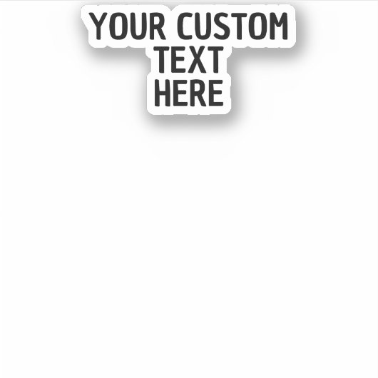 Benutzerdefinierte Textaufkleber erstellen eigene Aufkleber (Vorderseite)